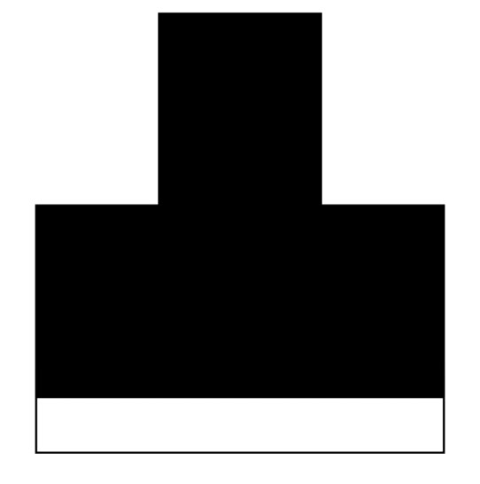 Alvo Militar A5 20x20 - 25 unid