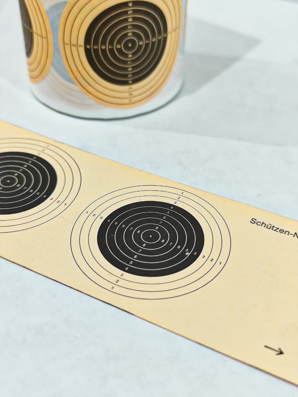 Centro de Alvo Adesivo Carabina de Ar Olimpica 500 un