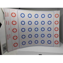 Alvo WRABF 25 metros 29x42 - 100 unids (treino)