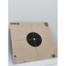 Alvo de um centro, para armas curtas a 25 metros LINADE - 25 UNIDS