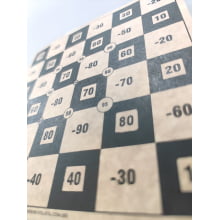 Alvo Bingo 10 metros 17x17cm - 25 peças