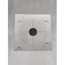 Alvo carabina de Ar a 10 metros de Treino 20x20cm - 100 peças
