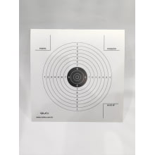 Alvo carabina de Ar a 10 metros de Treino 20x20cm - 100 peças