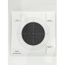 Alvo carabina de Ar a 50 metros de Treino 20x20cm - 25 peças