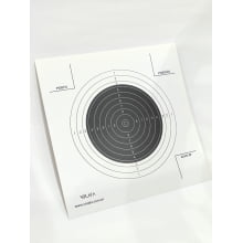 Alvo carabina de Ar a 50 metros de Treino 20x20cm - 25 peças