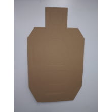 Alvo IPSC / IDSC Humanoide Pardo - 10 unid