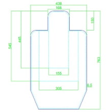 Alvo TDT Humanoide Pardo - 10 unid