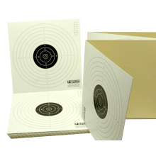 Alvo Pistola de Ar a 10 metros de Treino 17x17cm - 100 peças