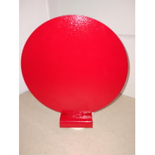 Plate Metálico IPSC 200mm Vermelho (regulamento 2023)