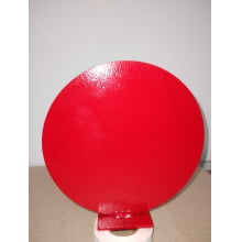 Plate Metálico IPSC 200mm Vermelho (regulamento 2023)