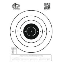 ALVO CBTT de Tiro Rápido 21x30  25 unids