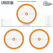 ALVO FUZIL LINADE À 100 METROS - 25 unids LCL 09J