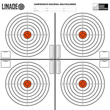 ALVO MULTICALIBRE LINADE - 25 unids (LCL 09MC)